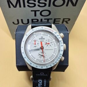 Swatch X Omega Bioceramic Moonswatch Mission To Jupiter Watch